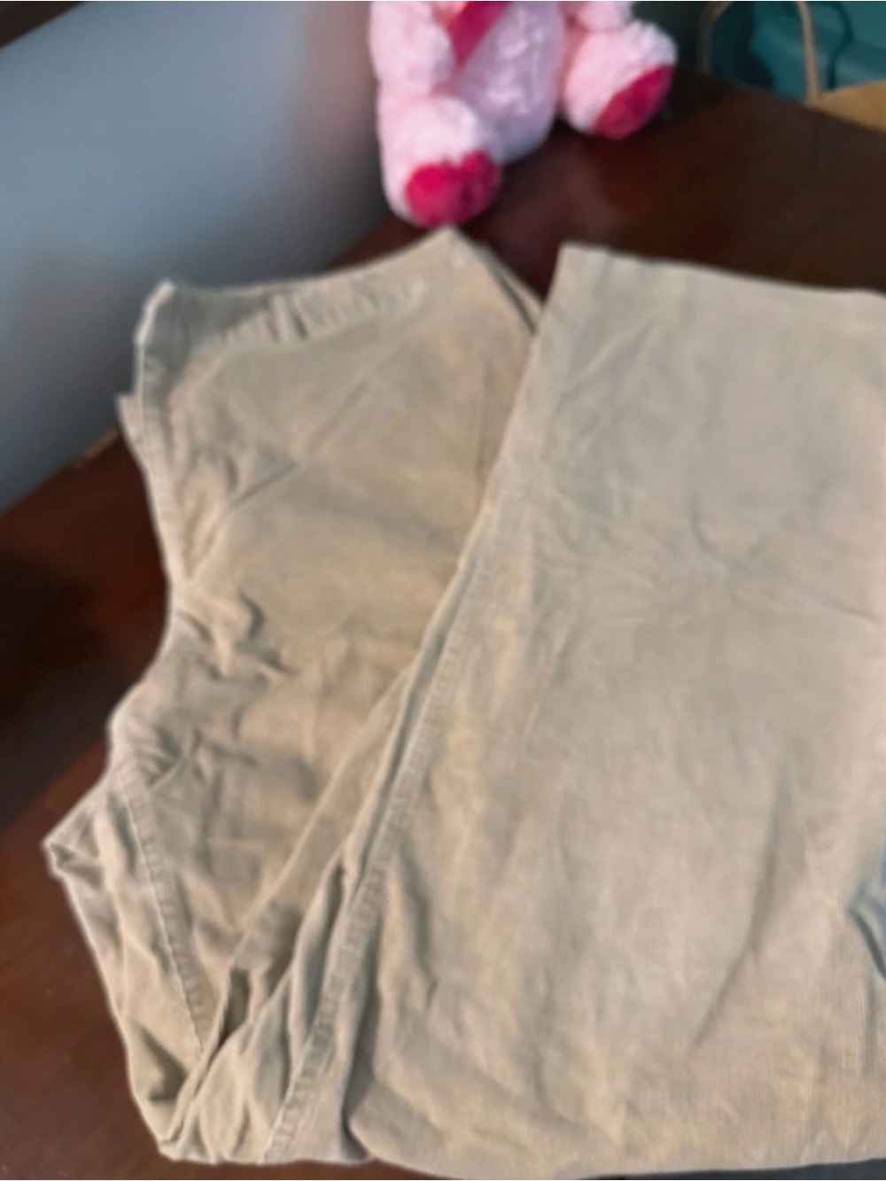 Claiborne Villager Stretch Corduroy Pants in Tan